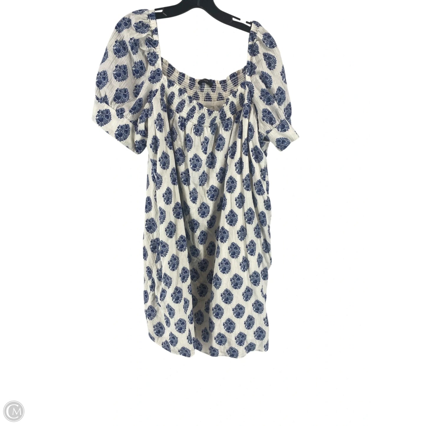 Dress Casual Short By J. Crew In Blue & White, Size: L