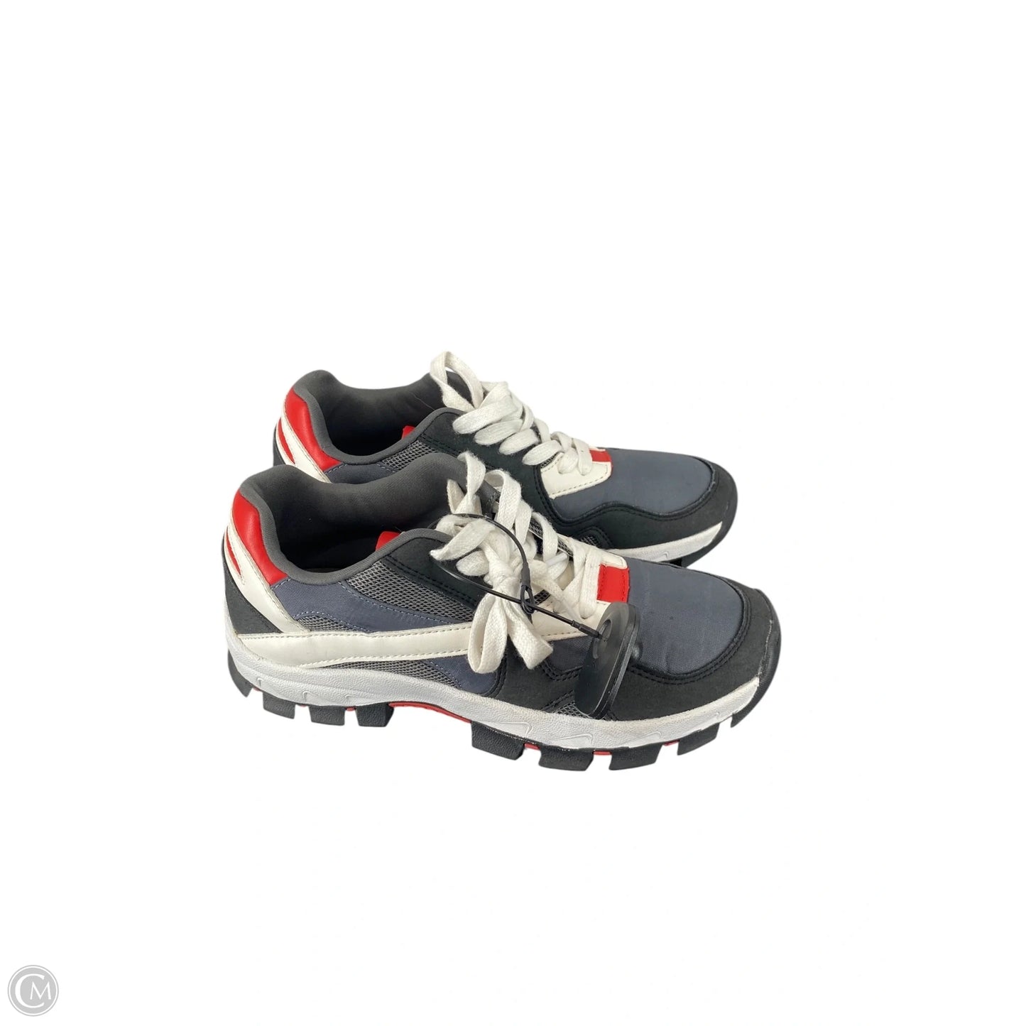 Shoes Athletic By Mng In Black & Grey, Size: 7