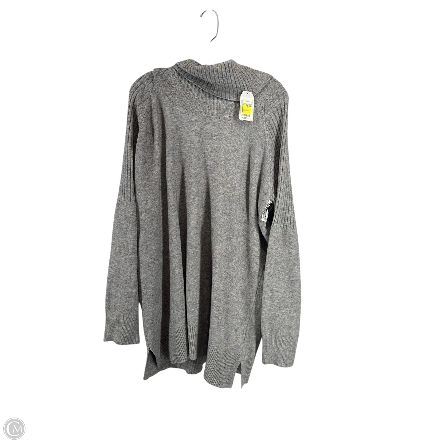 Sweater By Time And Tru In Grey, Size: 2x