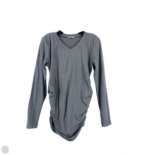 Maternity Top Long Sleeve By Ekouaer, Size: M