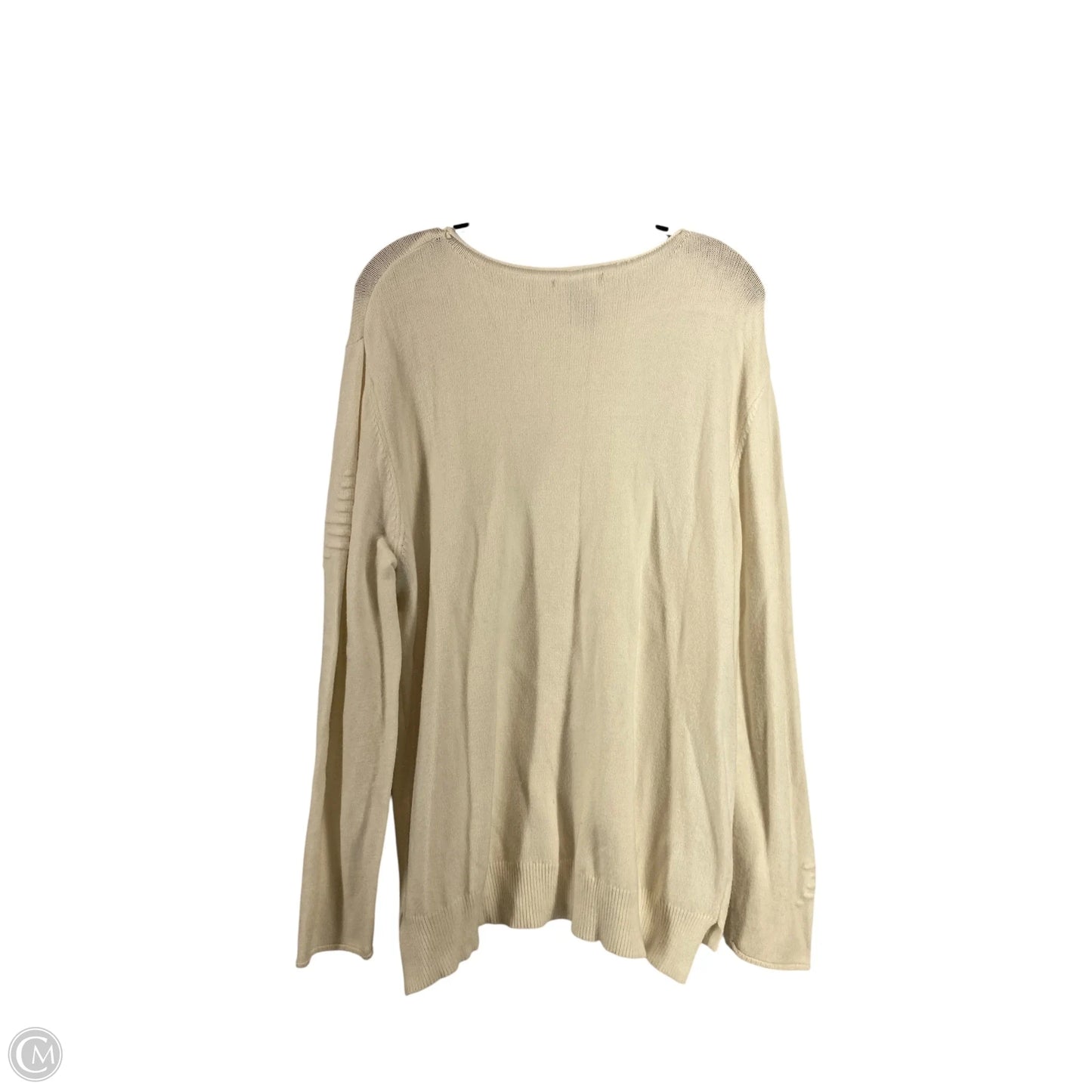 Sweater By Chelsea And Theodore In Cream, Size: Xl