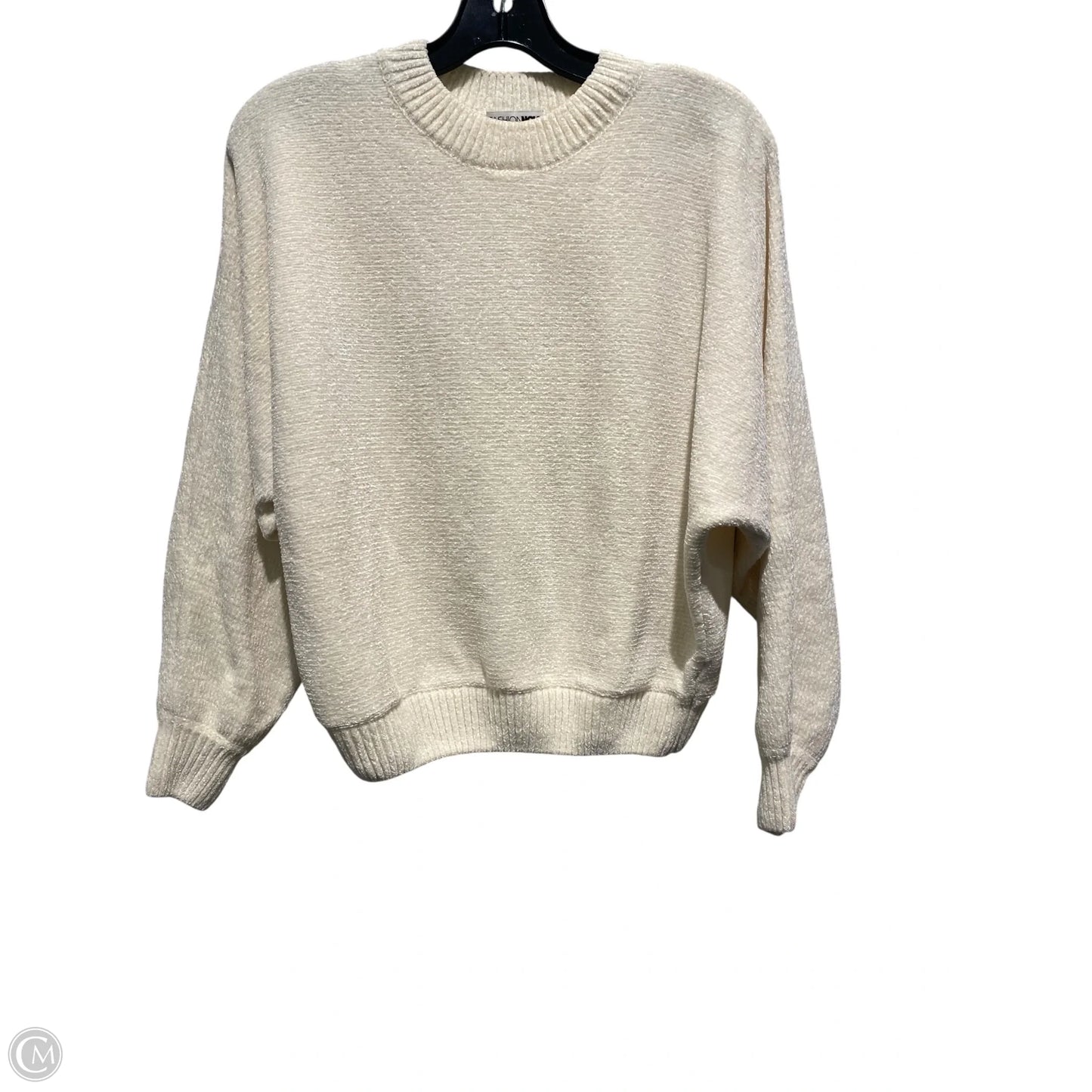 Sweater By Fashion Nova In Cream, Size: Xs