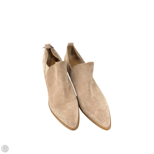 Boots Ankle Heels By Universal Thread In Tan, Size: 6.5