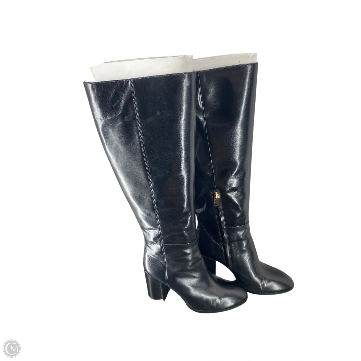 Boots Designer By Coach In Black, Size: 8.5