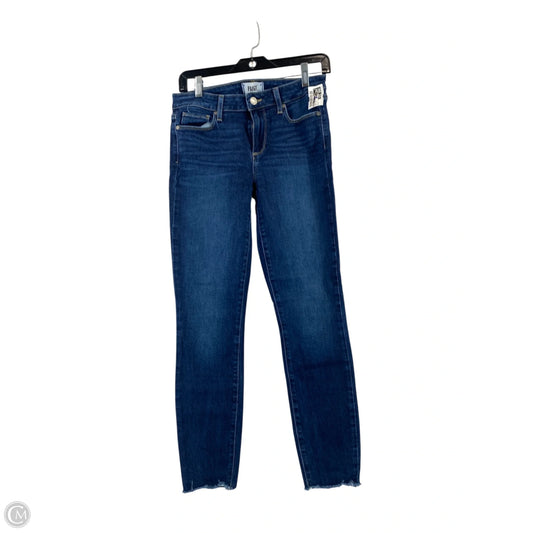 Jeans Straight By Paige In Blue Denim, Size: 6
