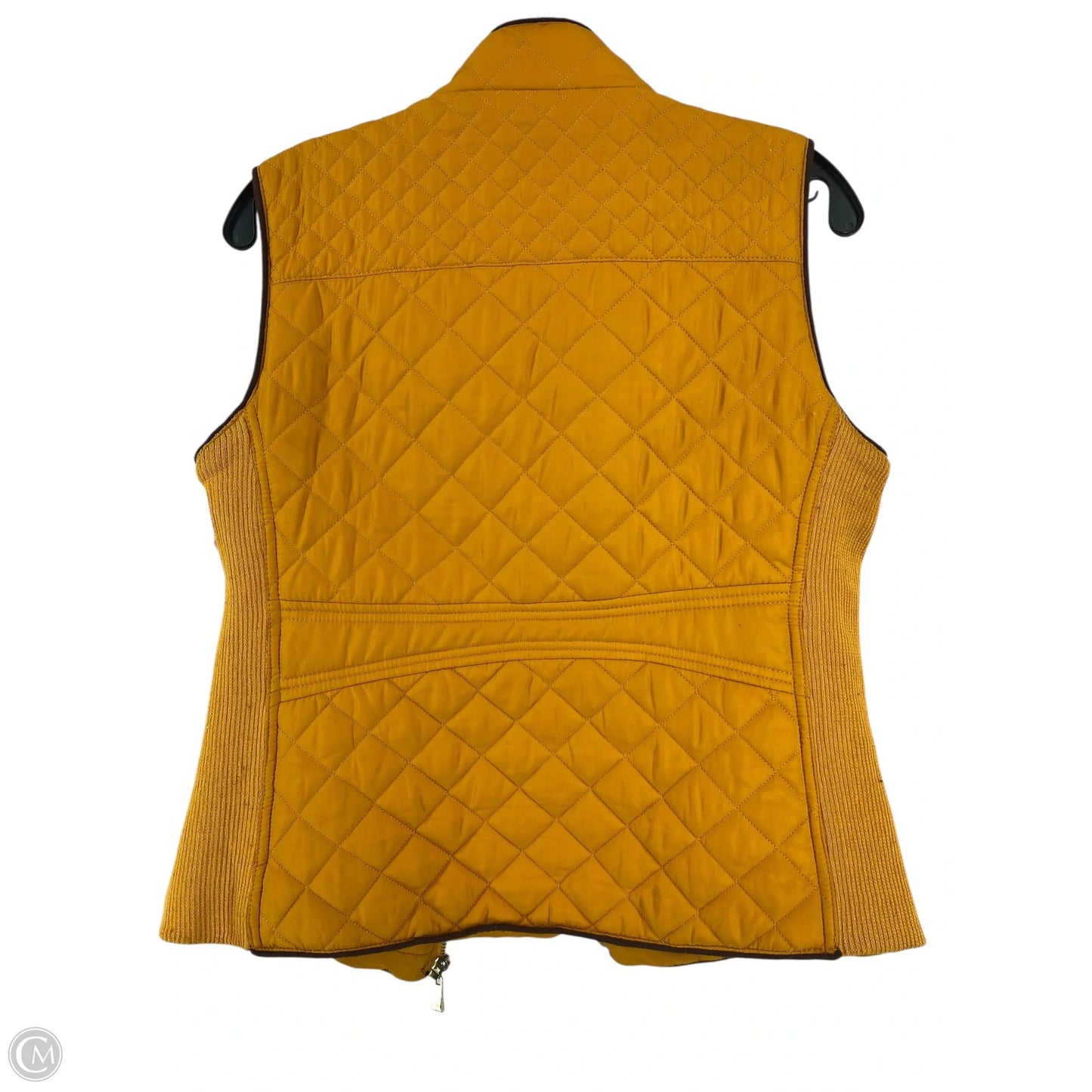 Vest Puffer & Quilted By Active Usa In Yellow, Size: M