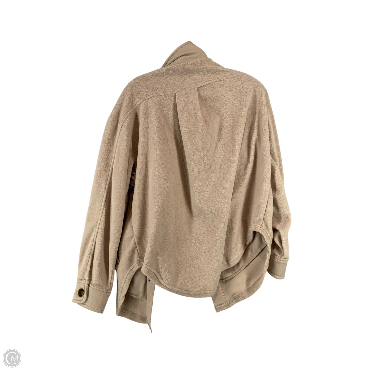Jacket Shirt By Sincerely Jules In Tan, Size: S