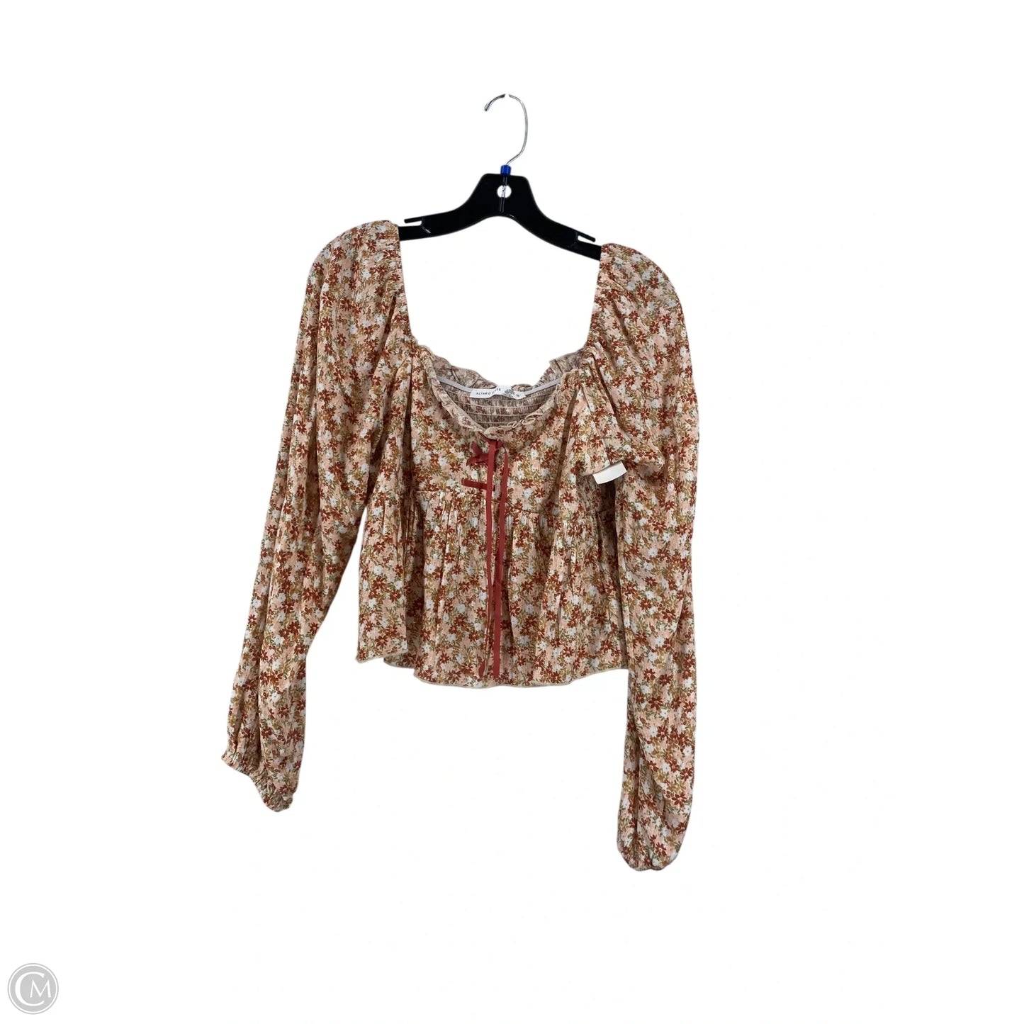 Top Long Sleeve By Altard State In Floral Print, Size: M
