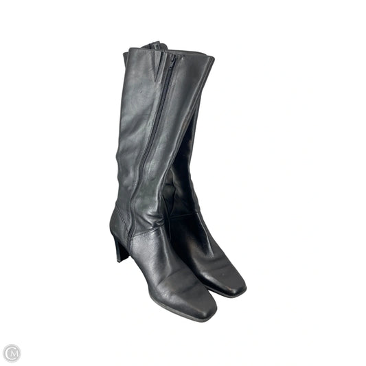 Boots Mid-calf Heels By Antonio Melani In Black, Size: 9
