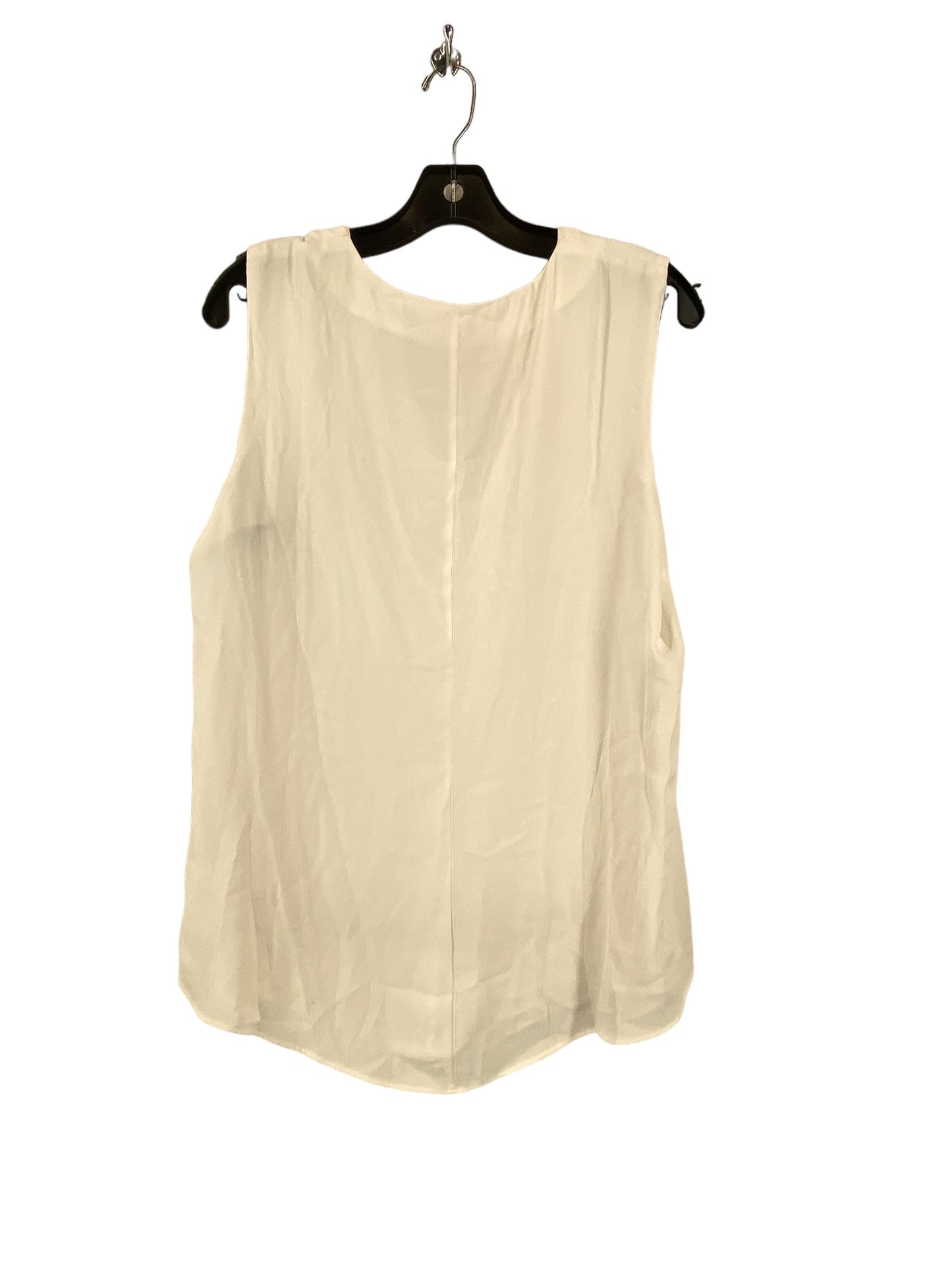 White Top Sleeveless White House Black Market, Size 12