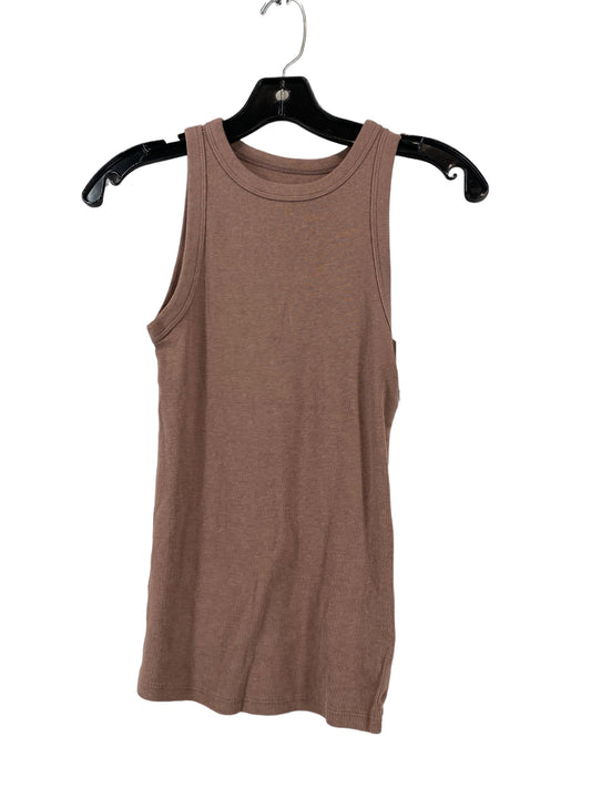 Brown Top Sleeveless A New Day, Size M
