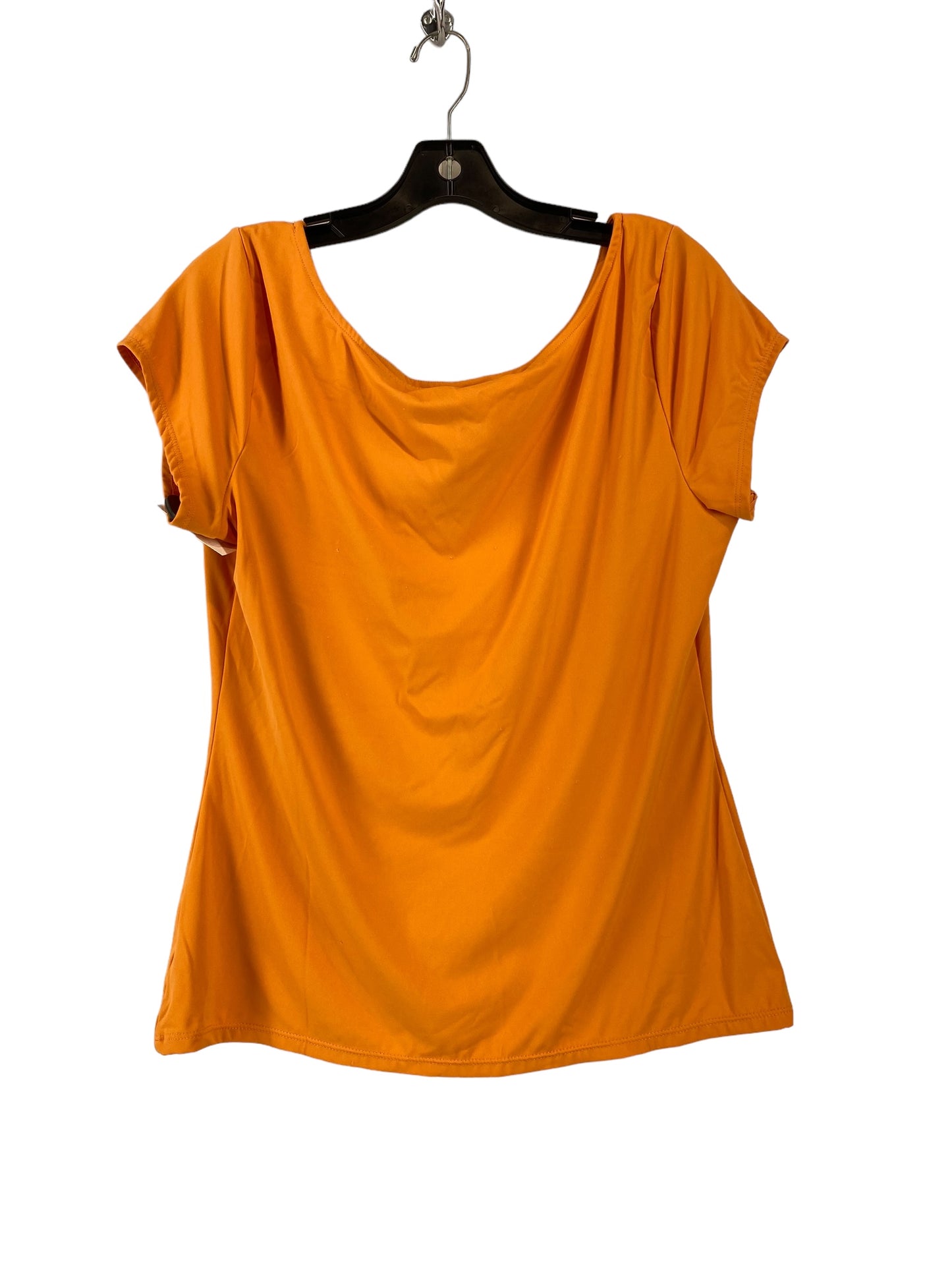 Orange Top Short Sleeve Worthington, Size L
