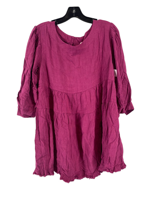 Dress Casual Short By Umgee In Purple, Size: S