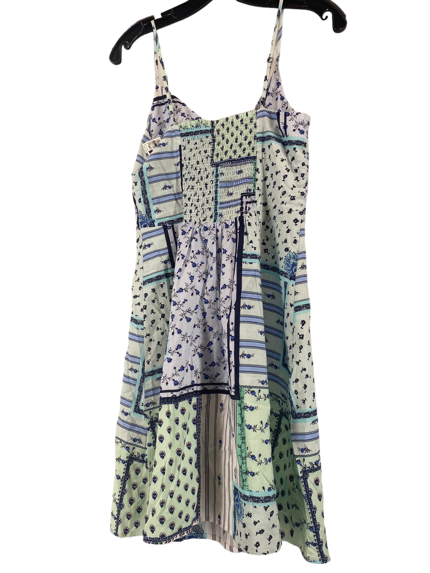 Dress Casual Short By Loft In Blue & Green, Size: 2petite