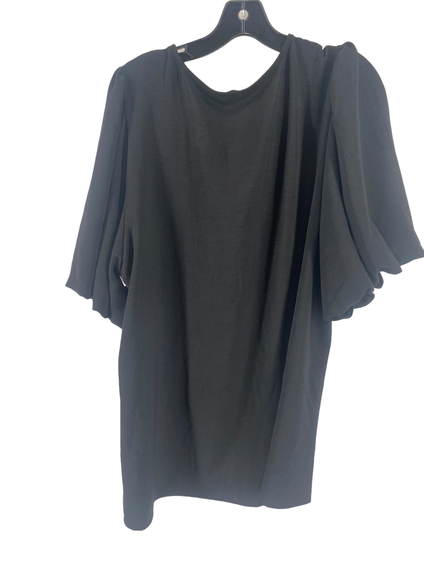 Black Top Short Sleeve Jodifl, Size 2x