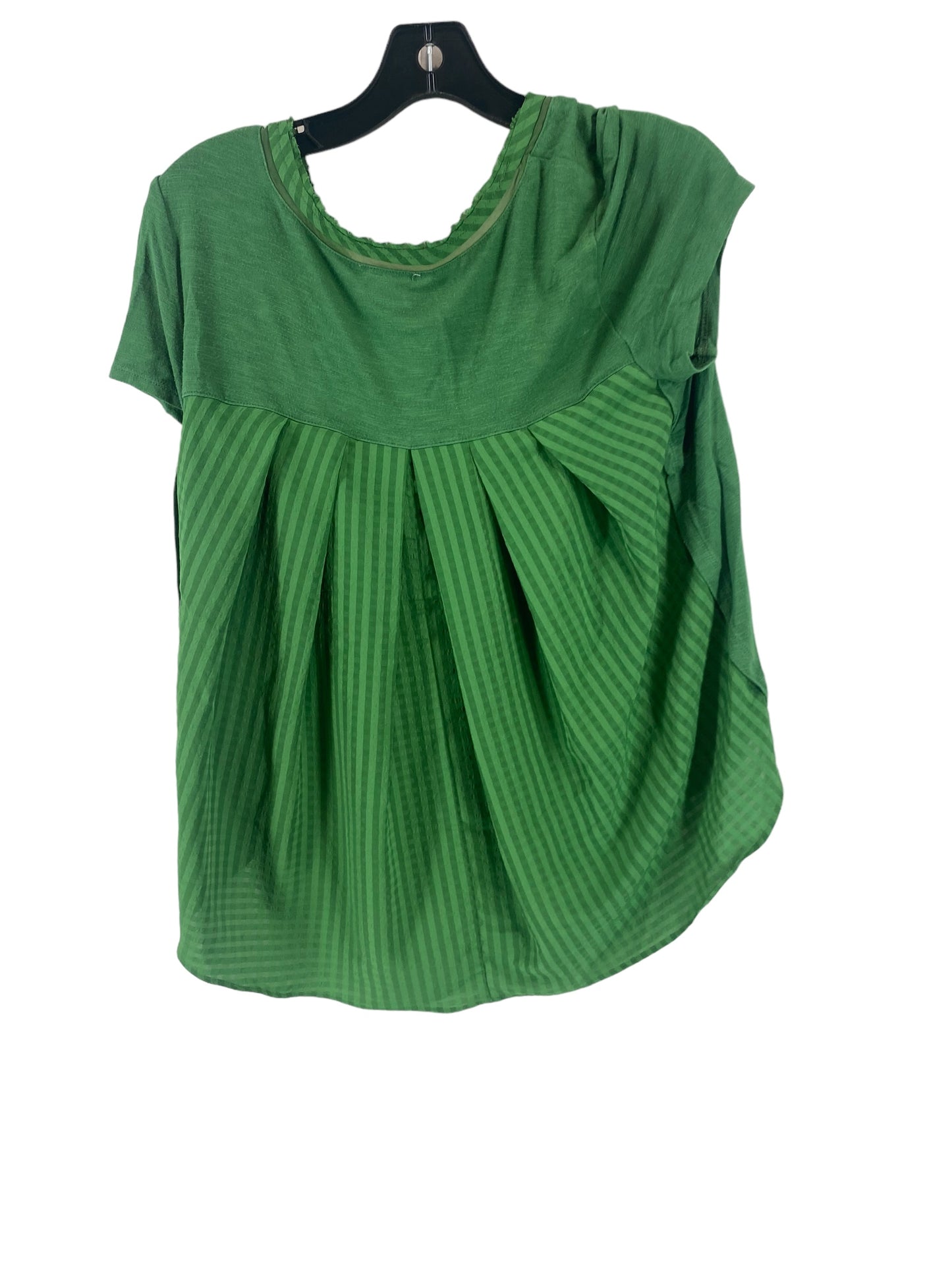 Green Top Short Sleeve Deletta, Size S