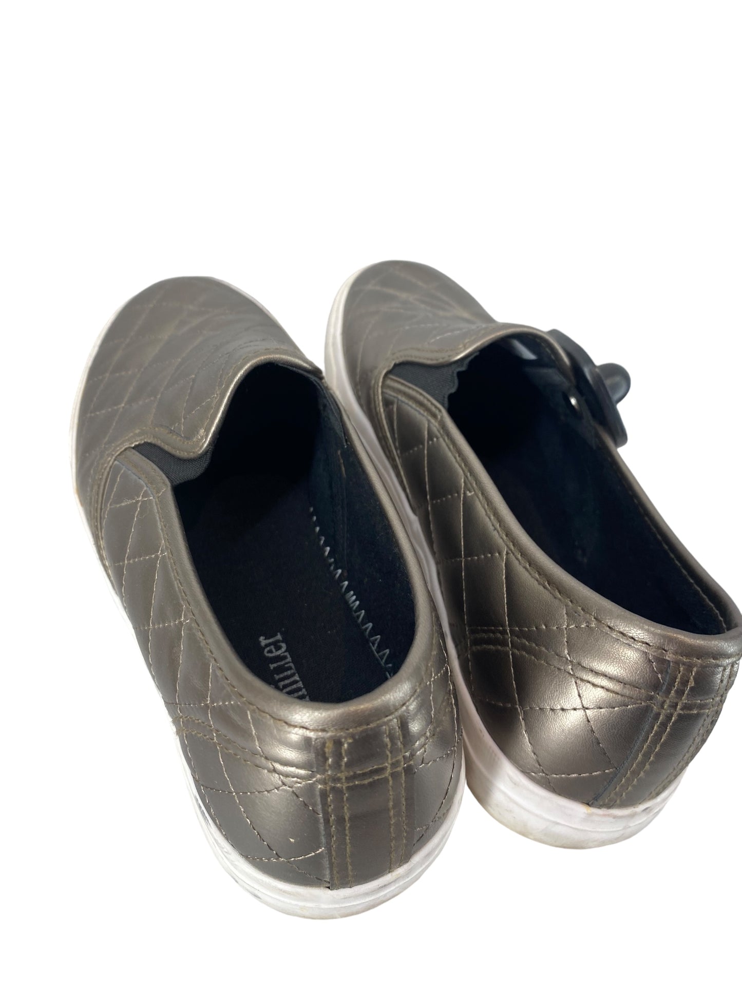 Silver Shoes Flats Olivia Miller, Size 8