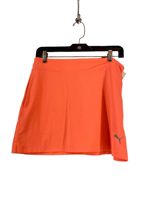 Orange Athletic Skirt Puma, Size S