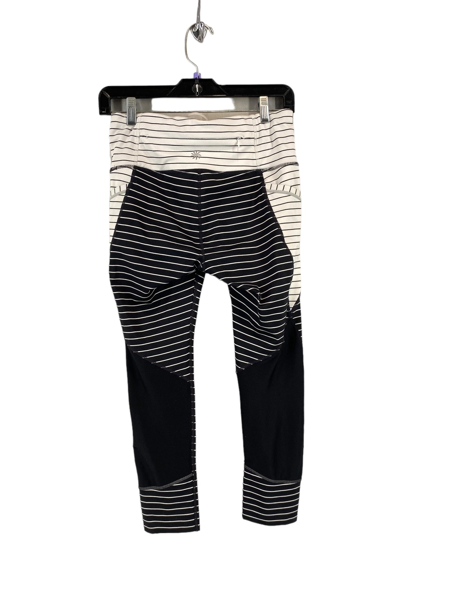 Black & White Athletic Leggings Athleta, Size S