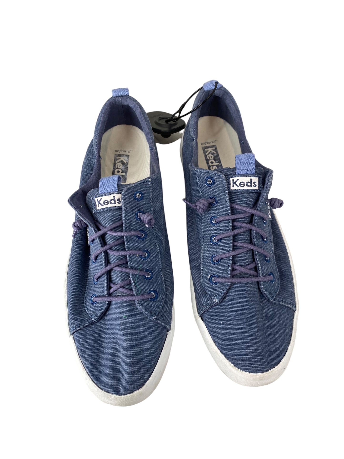 Blue Shoes Sneakers Keds, Size 8.5