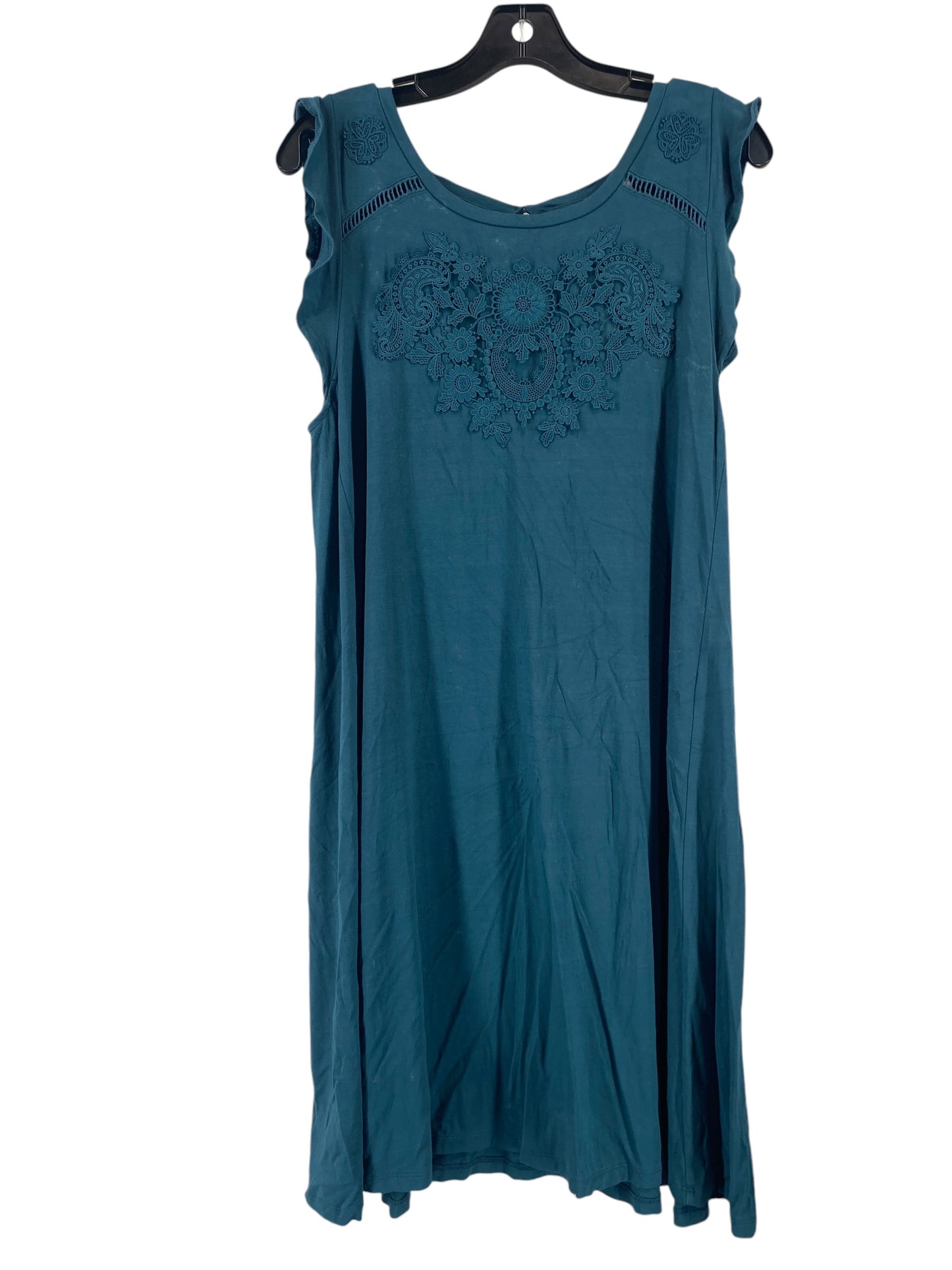 Dress Casual Short By Loft In Teal, Size: L