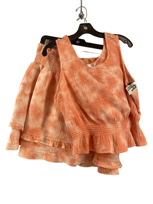 Peach Skirt Set 2pc Time And Tru, Size Xl