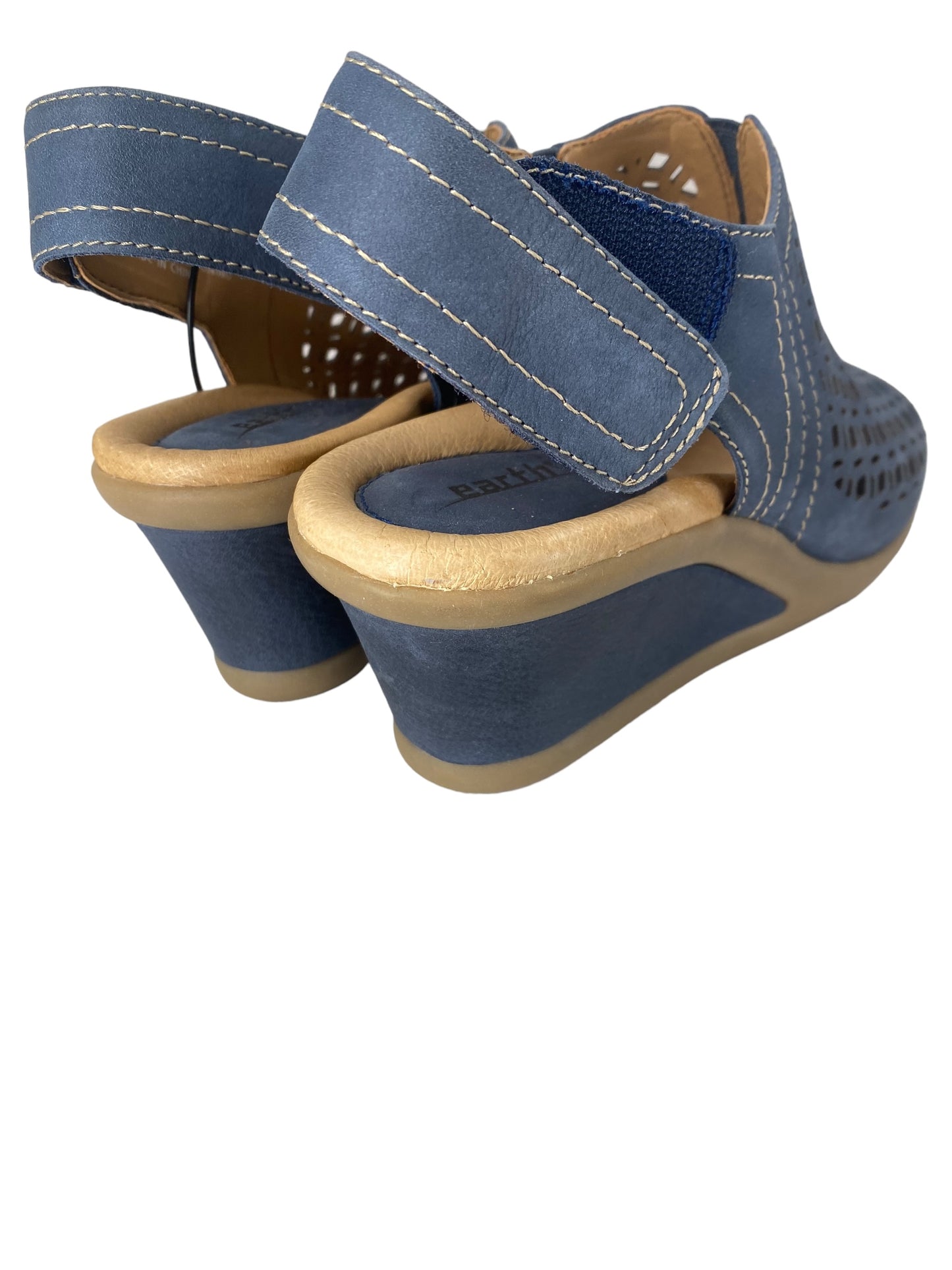 Shoes Heels Platform By Earth In Blue, Size: 8.5