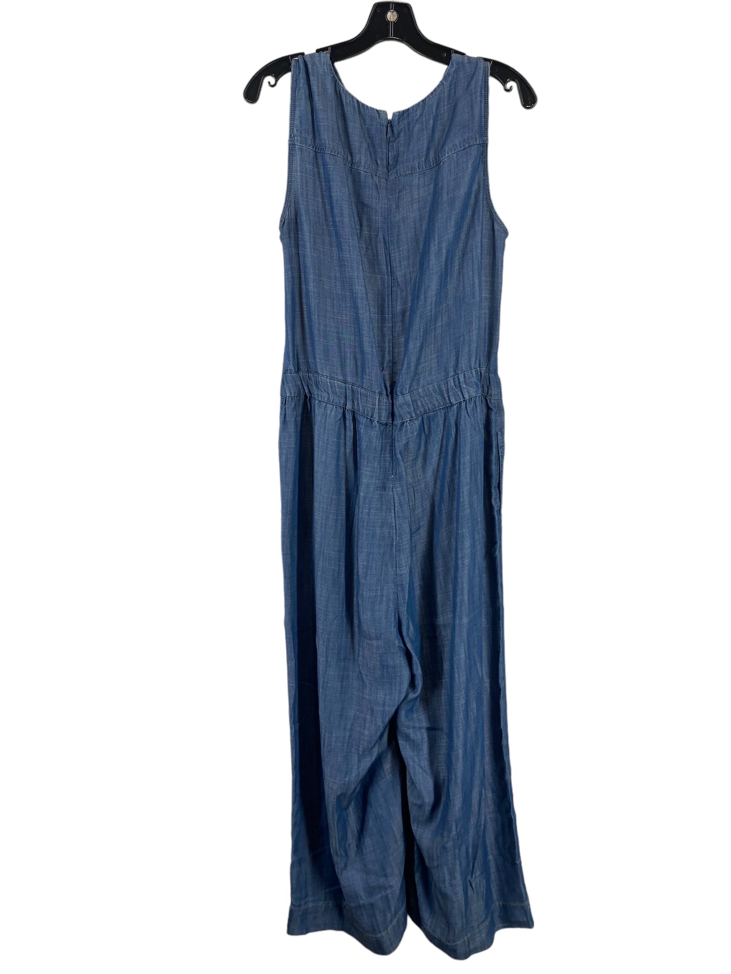 Jumpsuit By Talbots In Blue Denim, Size: 10