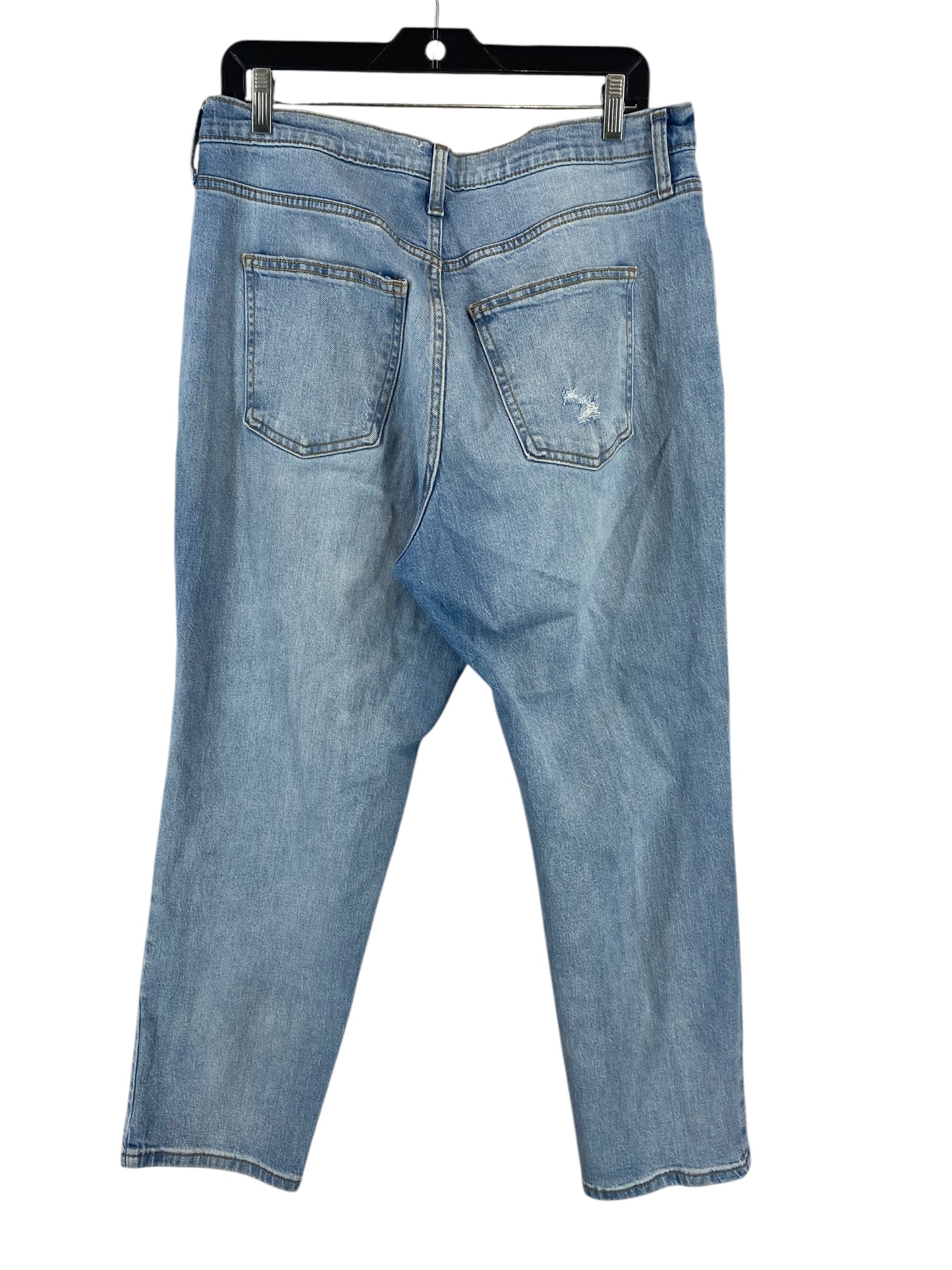 Jeans Straight By Universal Thread In Blue Denim, Size: 12