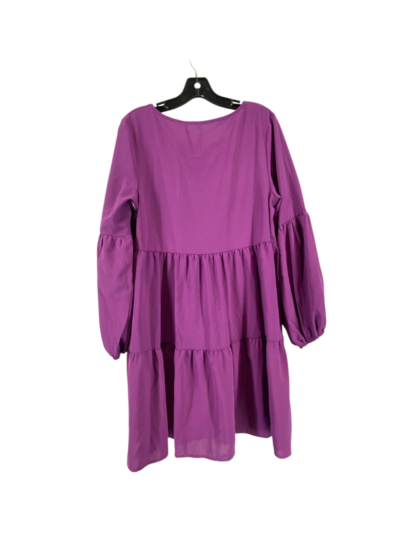 Dress Casual Short By Clothes Mentor In Purple, Size: M