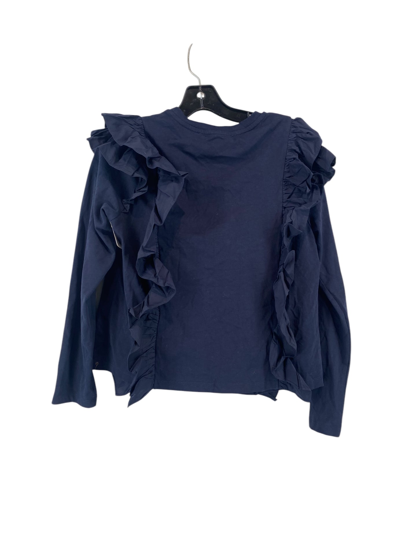 Top Long Sleeve By English Factory In Navy, Size: M