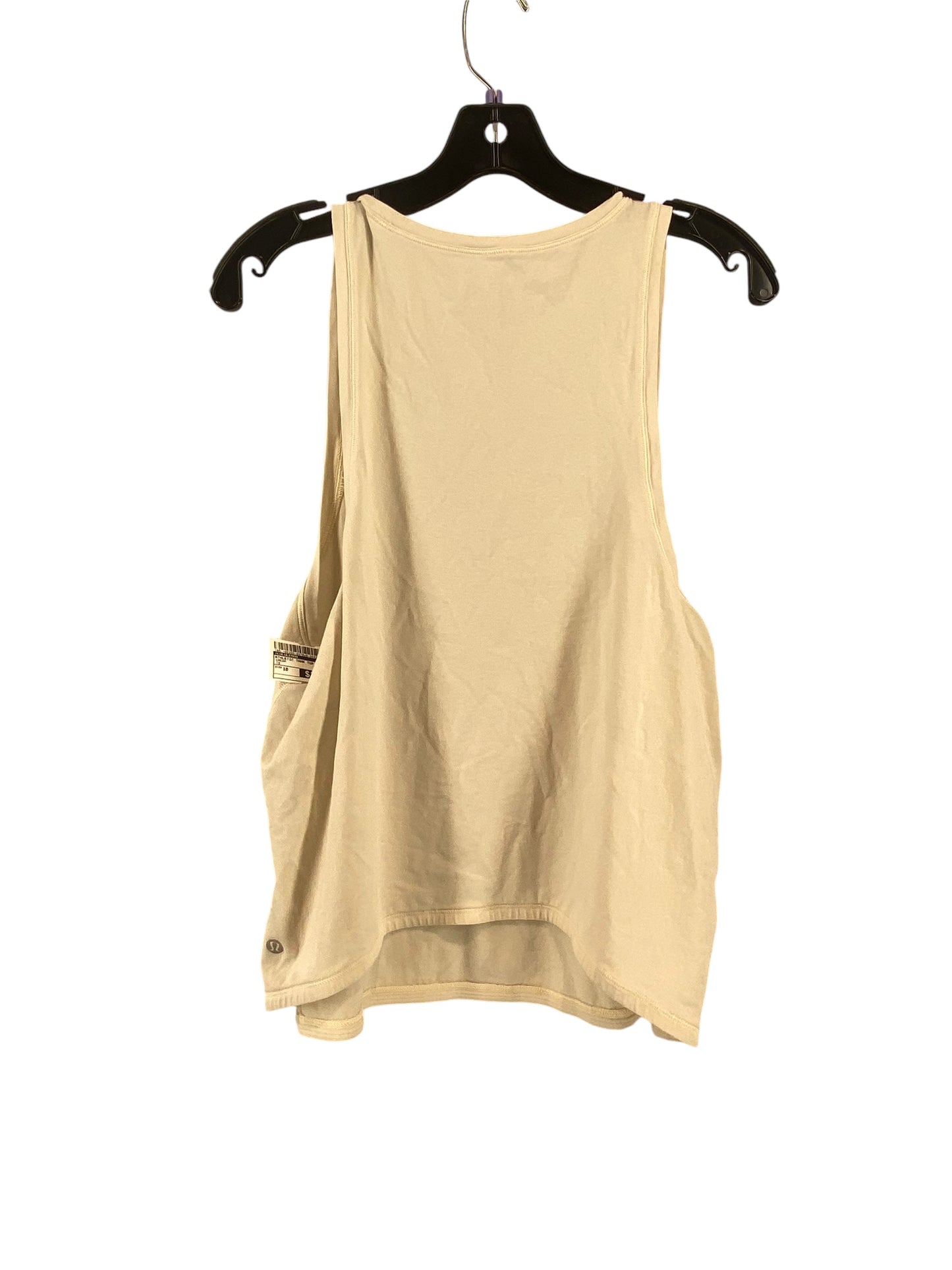 Athletic Tank Top By Lululemon In Cream, Size: 10