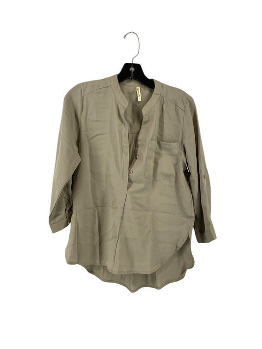 Top 3/4 Sleeve By Truth In Grey, Size: S