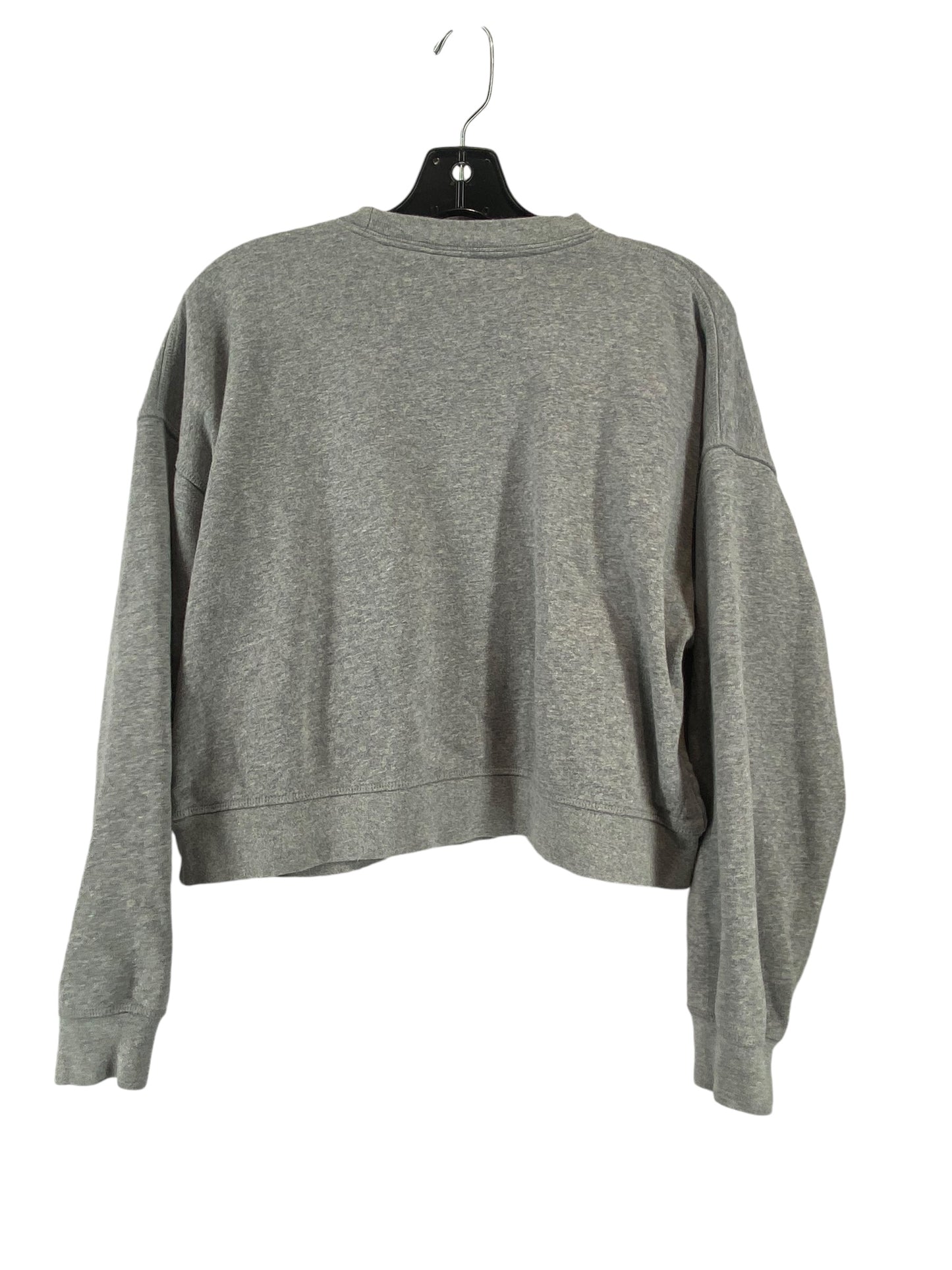 Sweatshirt Crewneck By Nike In Grey, Size: S