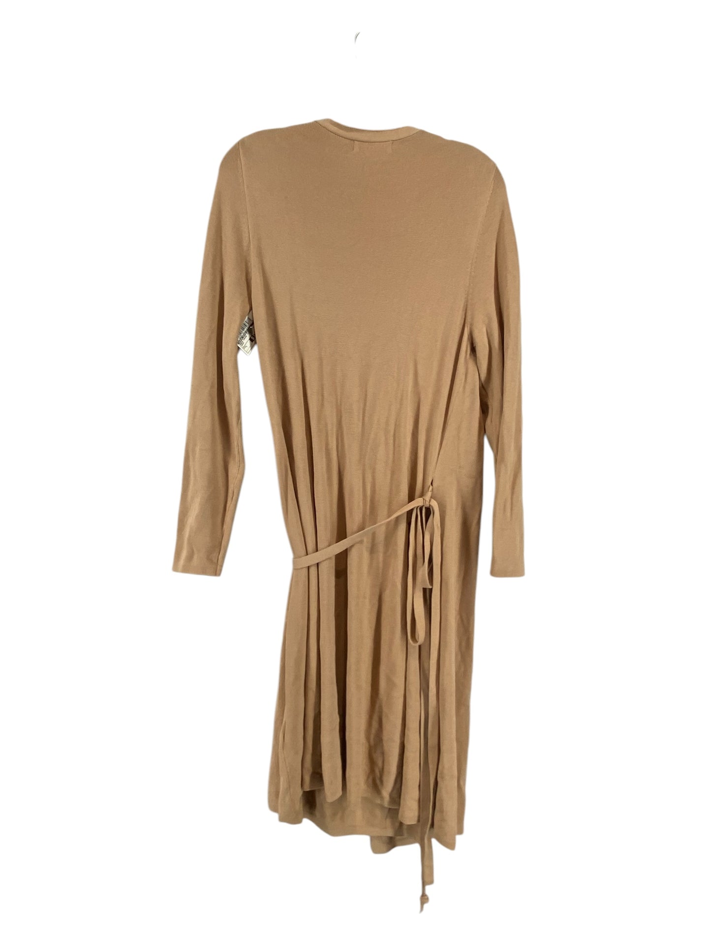 Dress Casual Midi By Banana Republic In Brown, Size: L