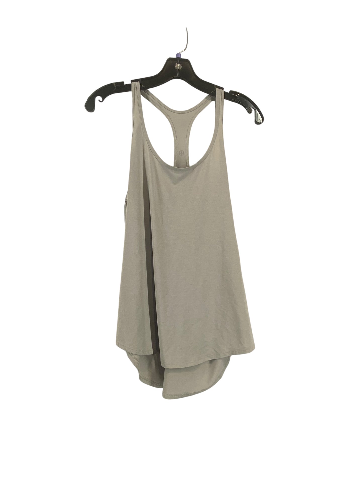 Athletic Tank Top By Lululemon In Grey, Size: M