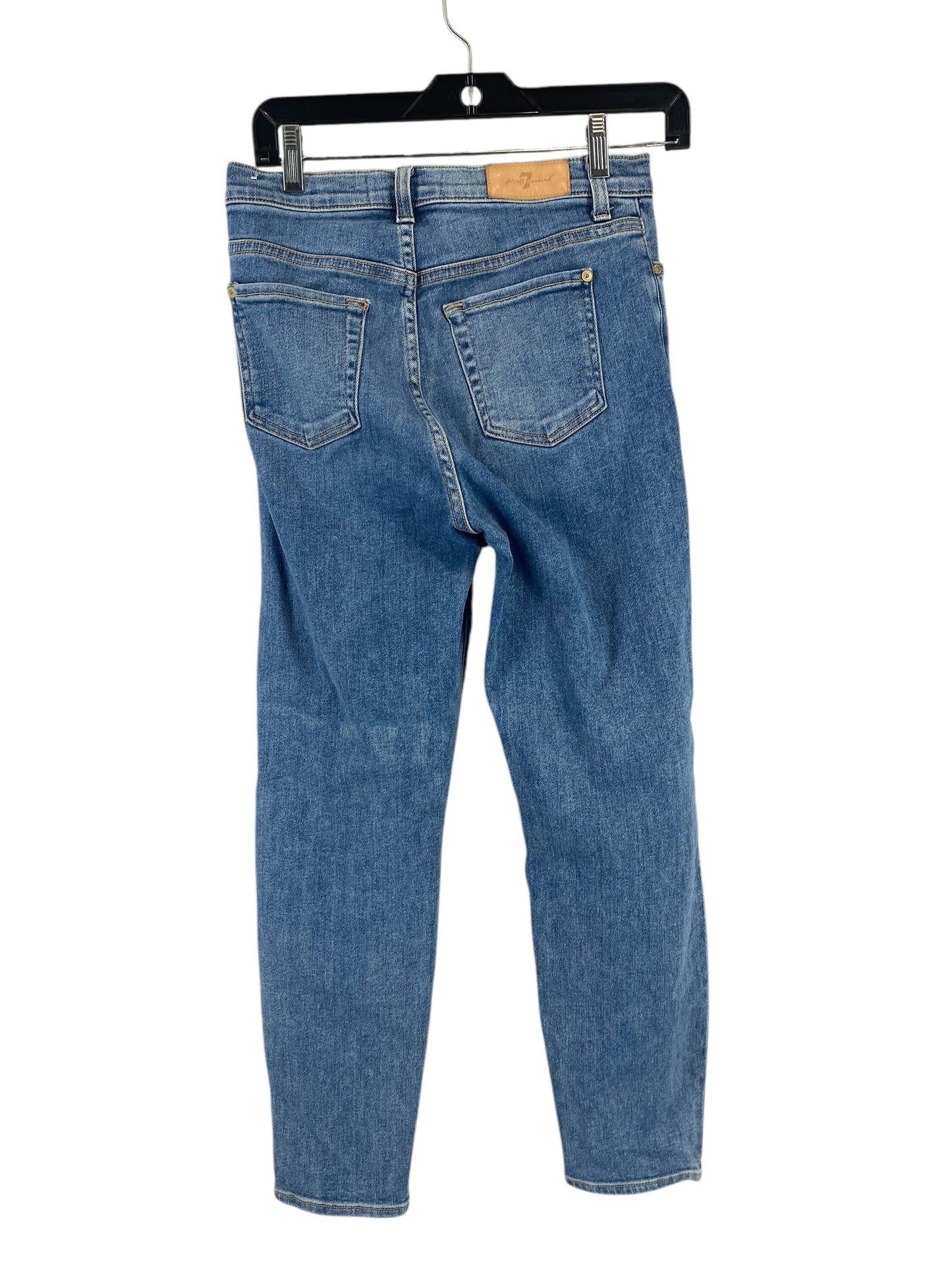 Jeans Straight By Seven 7 In Blue Denim, Size: 6