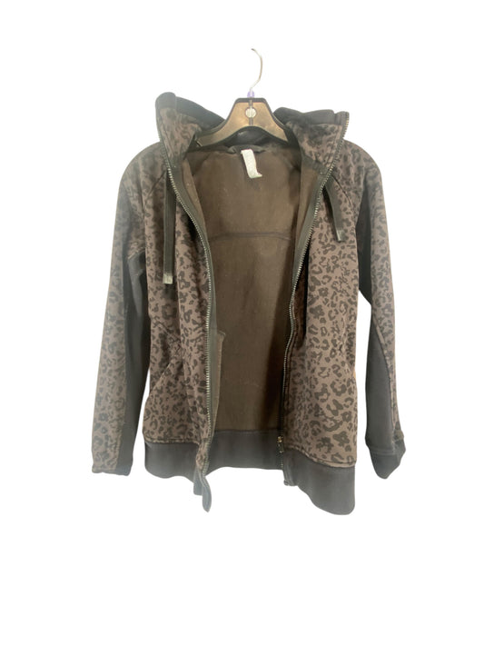 Athletic Jacket By Athleta In Animal Print, Size: Xs