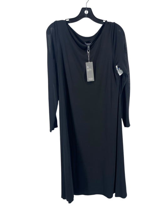 Dress Casual Midi By Eileen Fisher In Black, Size: L