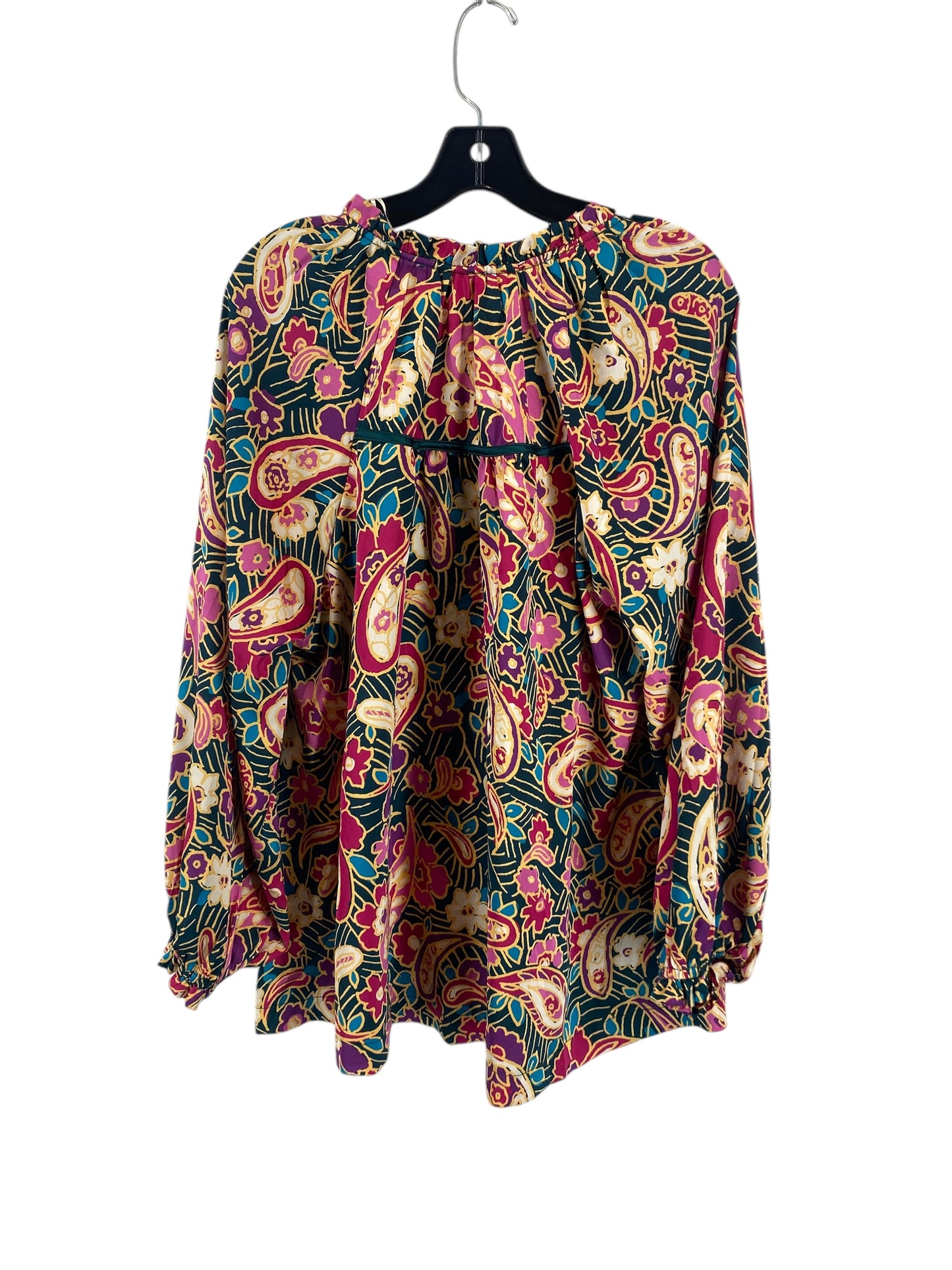 Top Long Sleeve By Umgee In Floral Print, Size: Xl