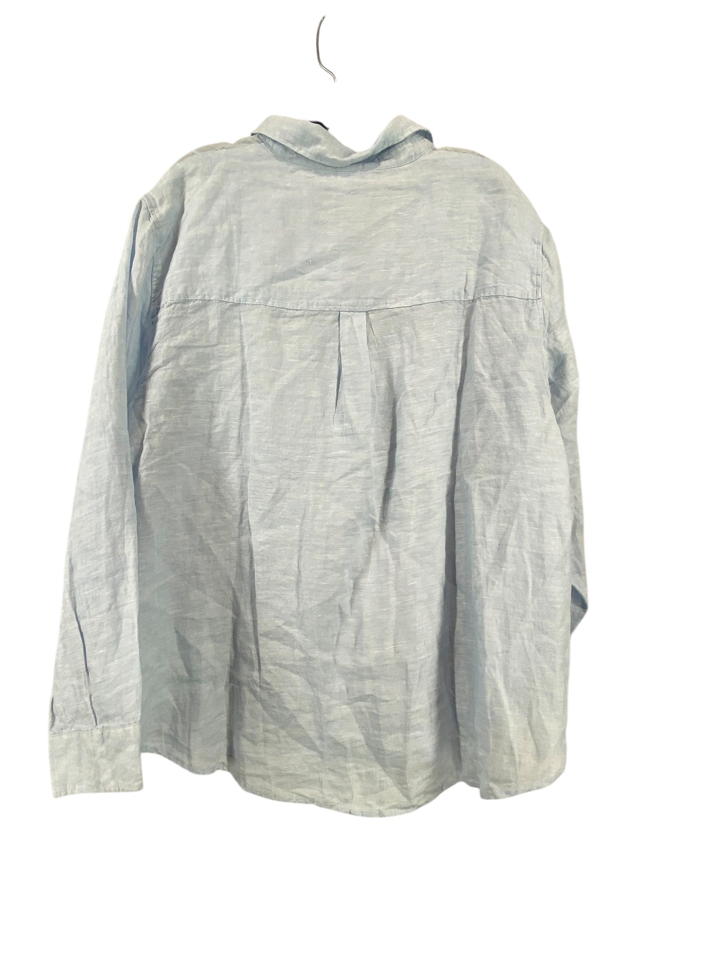 Top Long Sleeve By H&m In Blue, Size: Xl