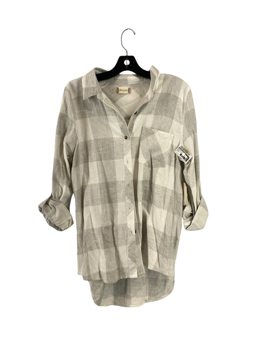 Top Long Sleeve By Altard State In Plaid Pattern, Size: M