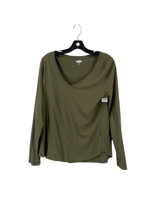 Top Long Sleeve By Old Navy In Green, Size: M