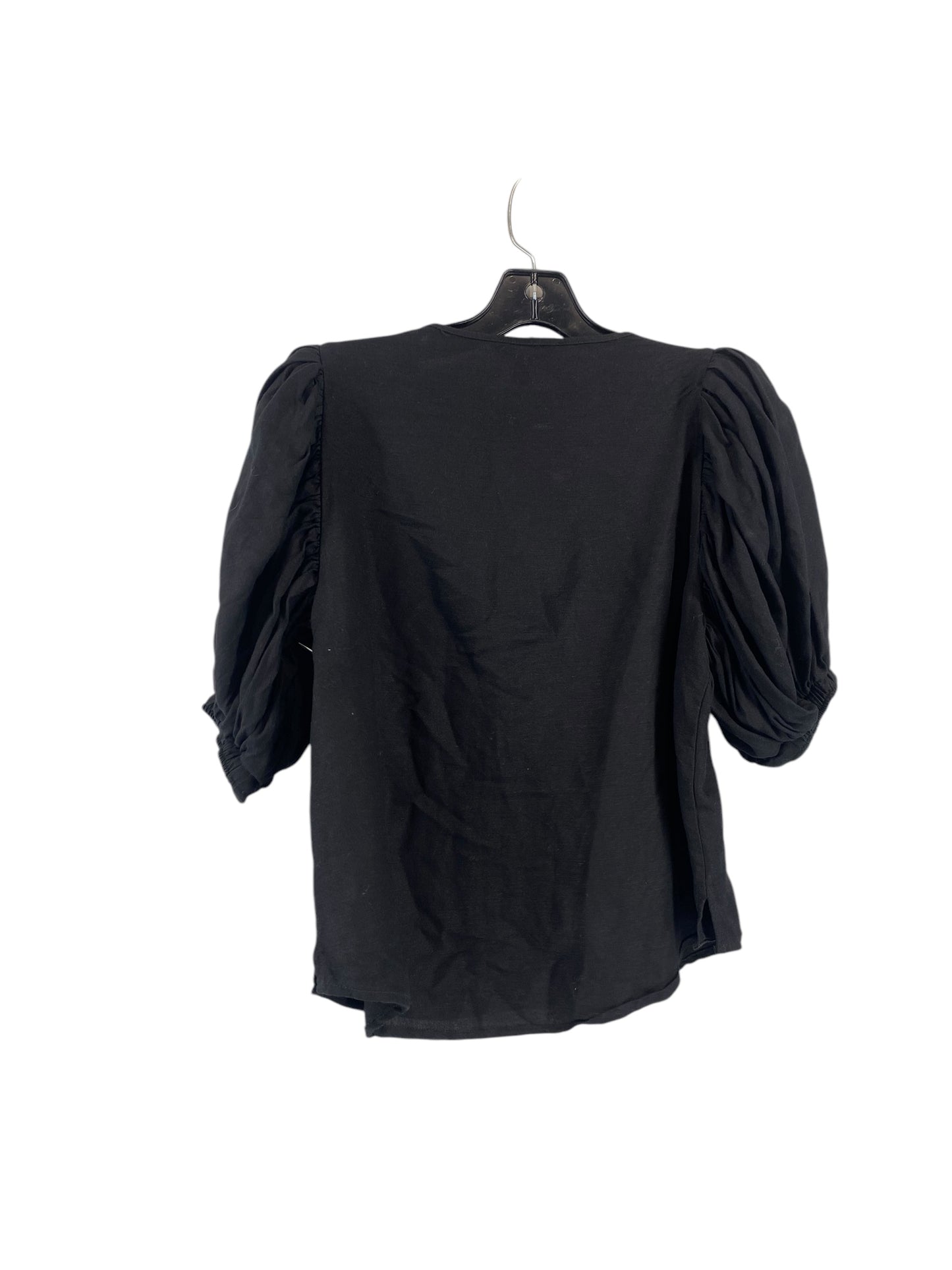 Top Short Sleeve By Express In Black, Size: S