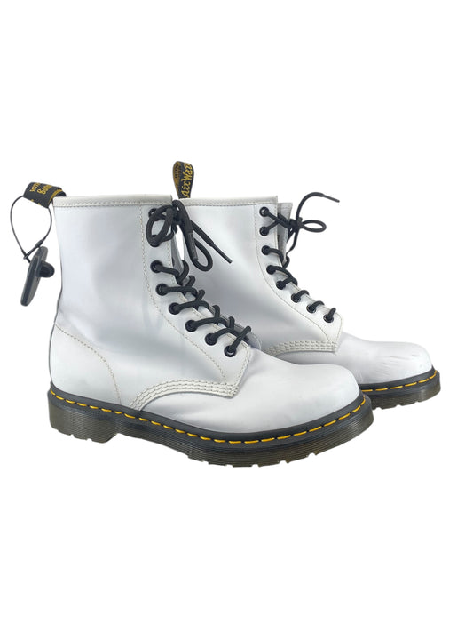 Boots Combat By Dr Martens In White, Size: 9