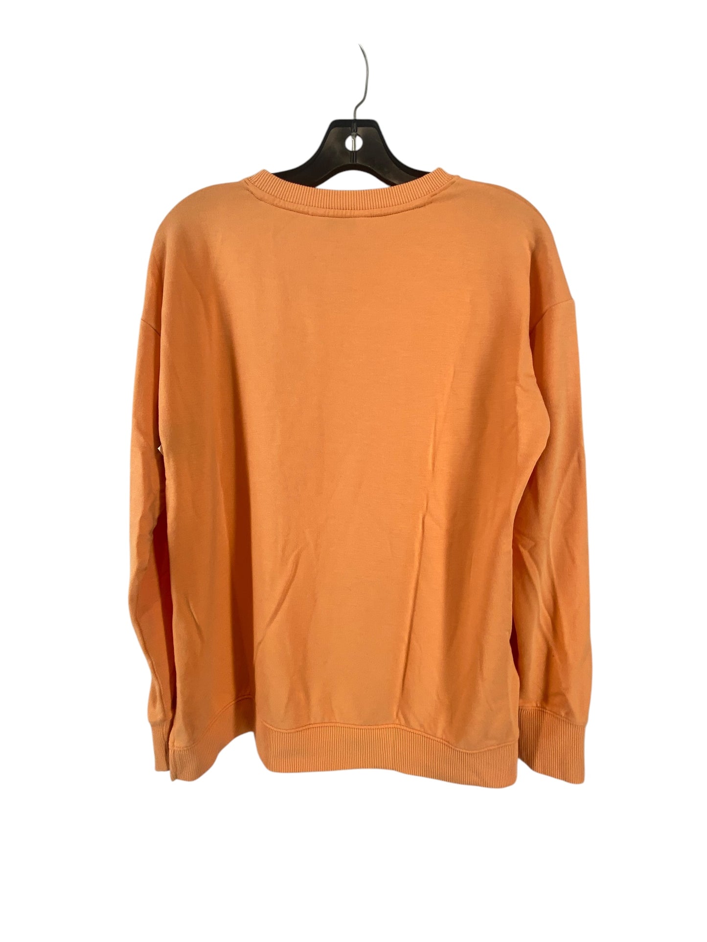 Sweatshirt Crewneck By Clothes Mentor In Orange, Size: M