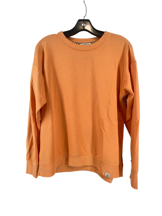 Sweatshirt Crewneck By Clothes Mentor In Orange, Size: M