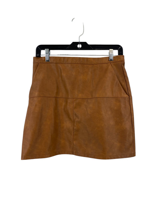 Skirt Mini & Short By Shinestar In Brown, Size: L