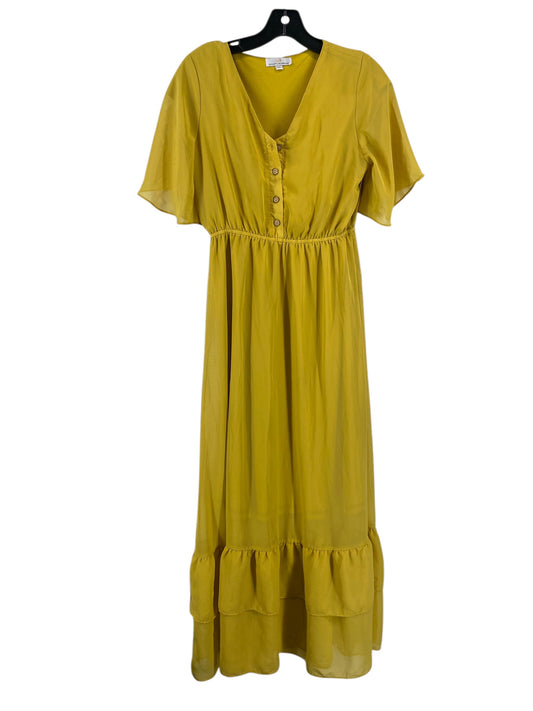 Dress Casual Maxi By Clothes Mentor In Yellow, Size: S