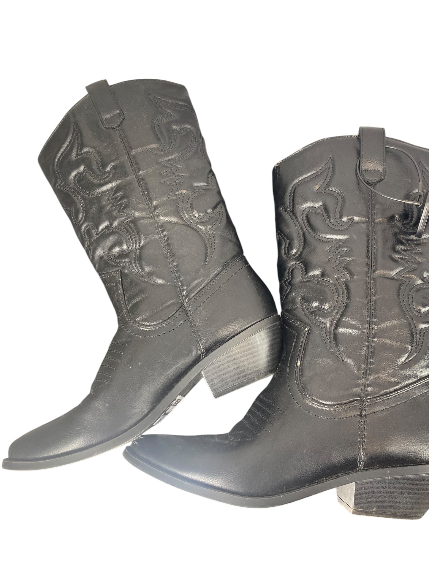 Boots Western By Soda In Black, Size: 8.5